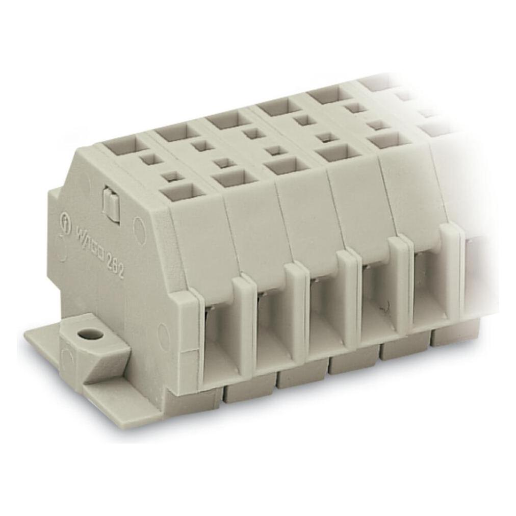 Wago Klemmenleiste 5 mm Zugfeder Belegung: L Grau 262-142 25 St. (262-142) (262-142)