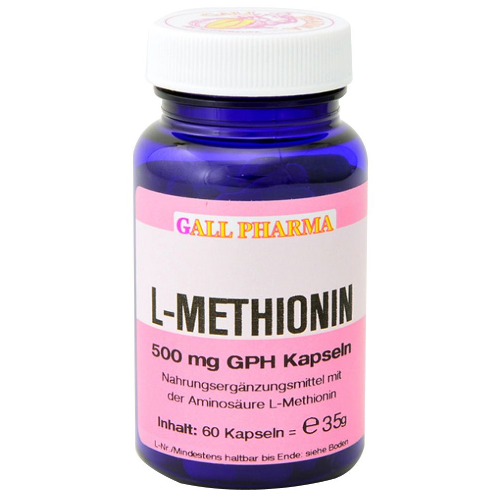 L-Methionin 500 mg Kapseln 60 St