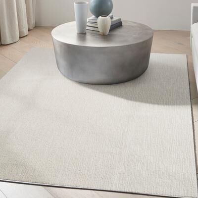 Calvin Klein CK029 Captivating Indoor only Ivory / Gray Modern Area Rug