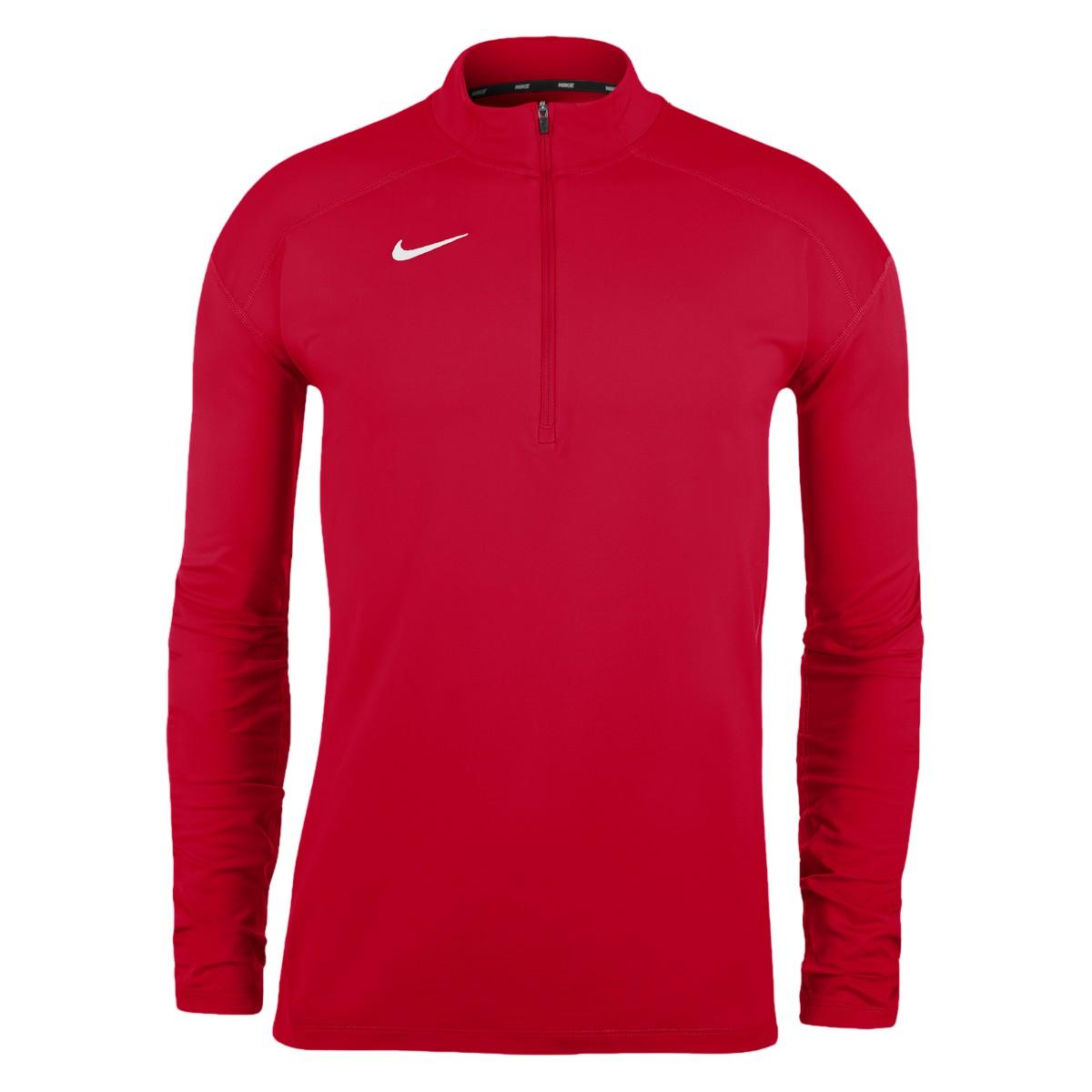 Nike Heren Dry Element Trechterhals Hardlooptop (Universiteitsrood)