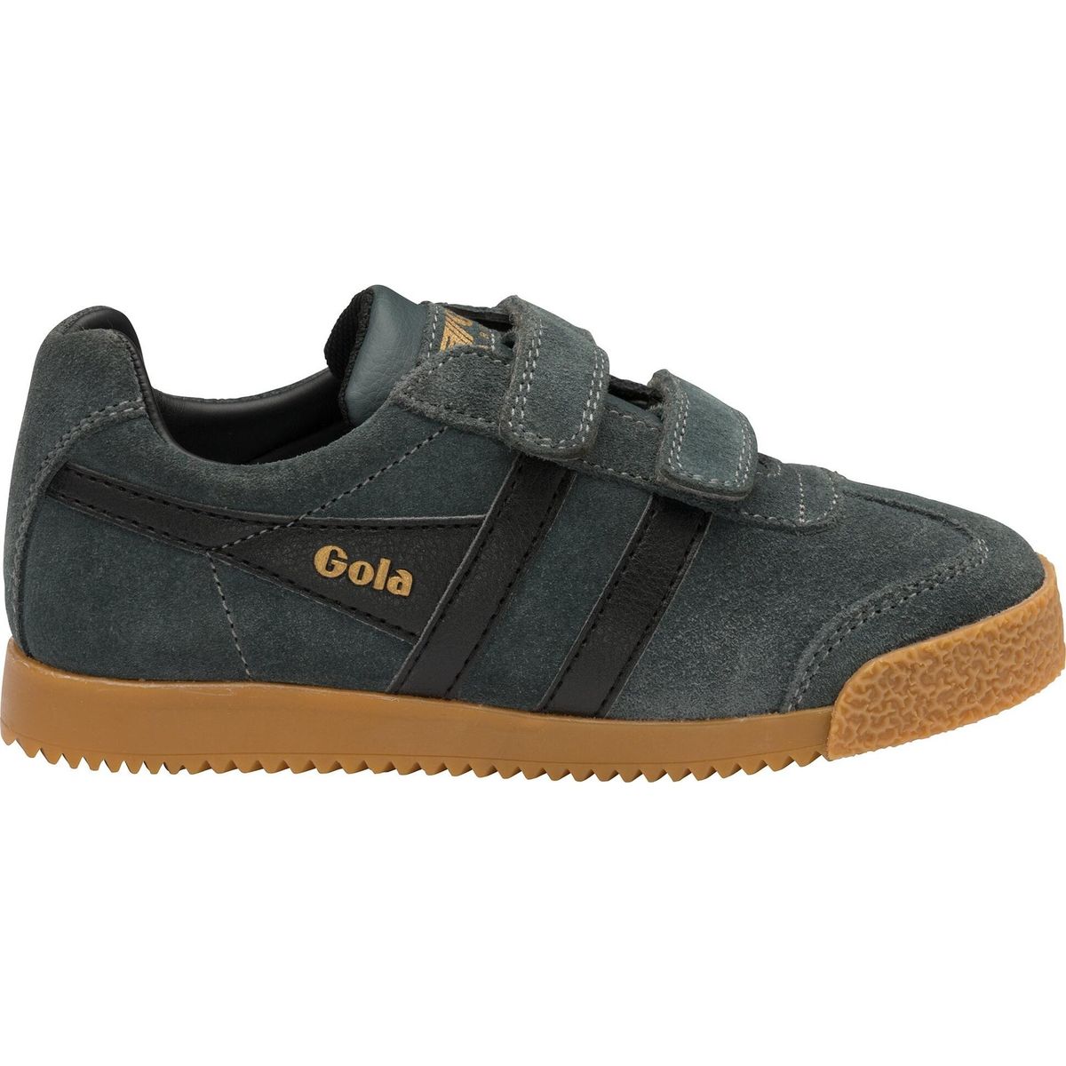 Gola Harrier Strap Sneaker Kids graphite/black (GB) 1 CKA192-GB-1-graphiteblack