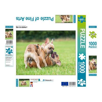 CALVENDO Puzzle Wer ist stärker? | 1000 Teile Lege-Größe 64x48cm Foto-Puzzle für glückliche Stunden