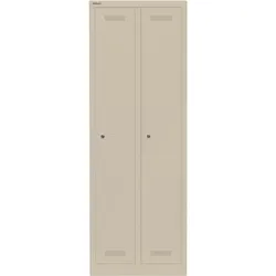 Garderobenschrank MonoblocTM | 2 Abteile - 643 sand