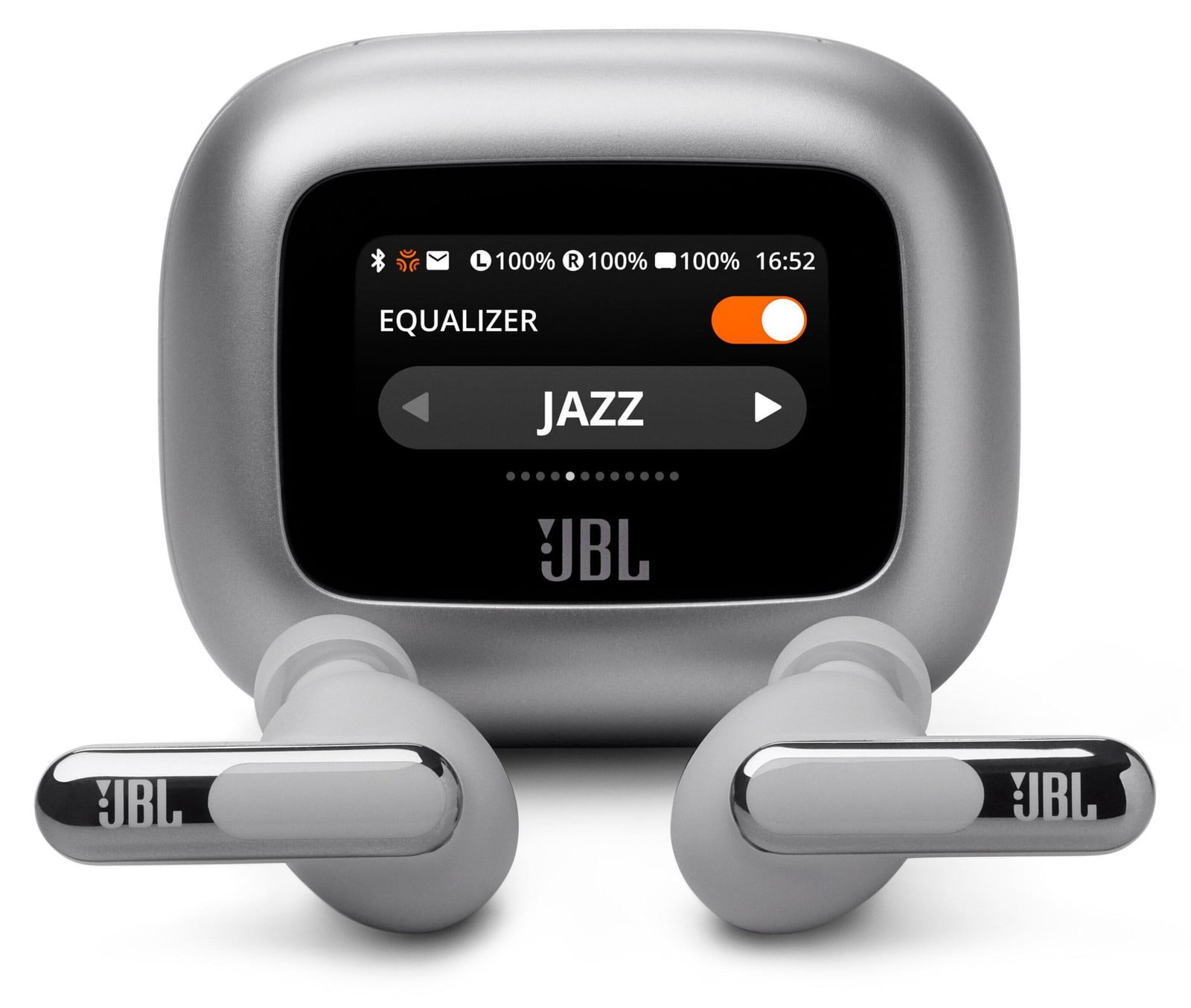 JBL Live Beam 3 Draadloze In-ear Oordopjes met Microfoon - Zilver