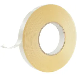 Doppelseitiges PET-Klebeband, starker Acrylatklebstoff, weiße Papierabdeckung, TL21 19 mm, PET, Papier, transparent