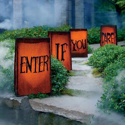 Enter If You Dare Luminaries - Grandin Road
