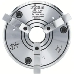 Röhm DURO-T 160, 3-Backen, Zylindrische Zentrieraufnahme, einteilige Umkehrbacken - 437476