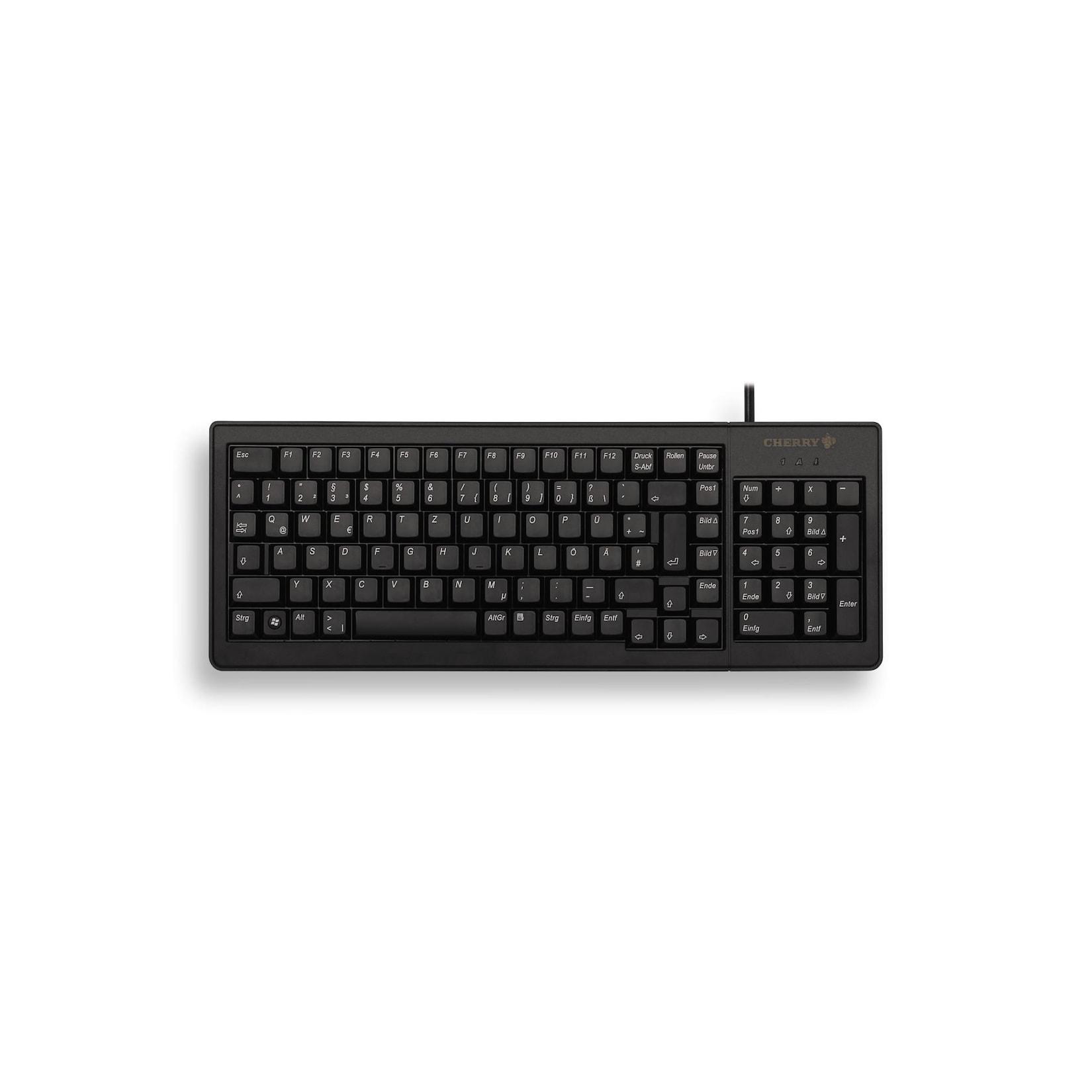CHERRY XS Complete G84-5200 Tastatur, Schwarz (US-Layout mit EURO Symbol)