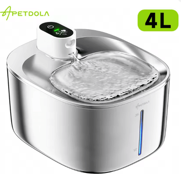 Inspire Essentials Wireless Cat Water Fountain 4L Automatic Pet Drinking Dispenser With Sensor Wireless Cat Water Fountain 4L Automatic Pet Drinking Dispenser With Sensor