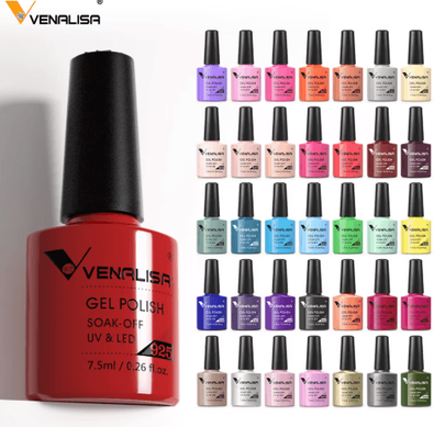 Inspire Picks VENALISA Semi Permanent Gel Nail Polish 120 Color Glitter Collection 7 Point 5ml 930