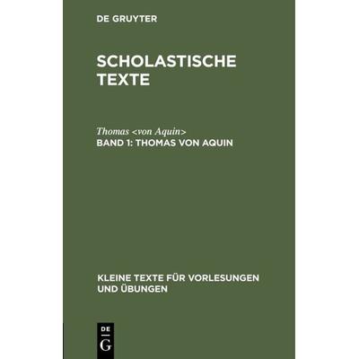 Thomas von Aquin, Gebundene Ausgabe von Thomas ; De Gruyter, 978-3-11-099950-1