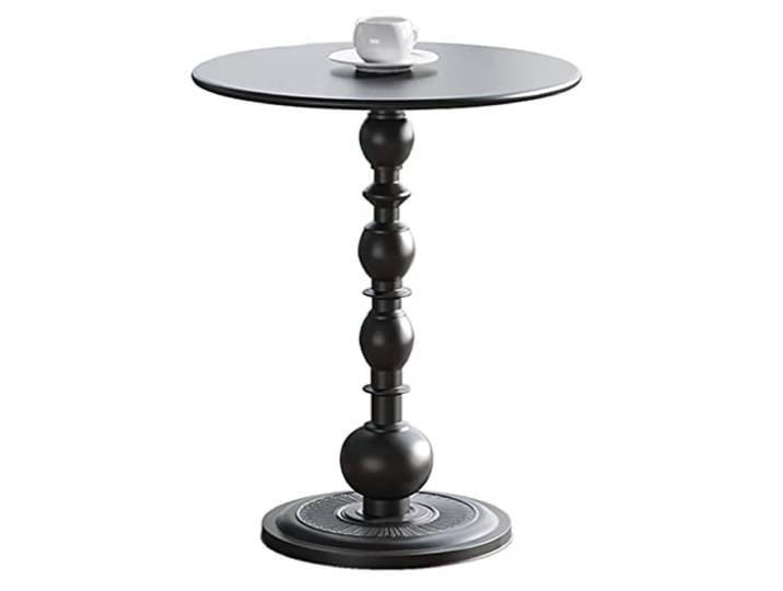 Moderner Couchtisch oder runder Akzenttisch aus der Mitte des...(/Black)