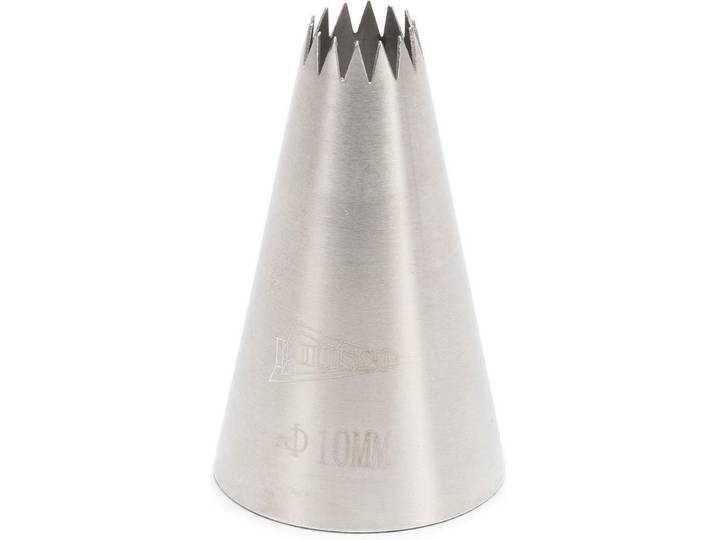 Spuitmondje rvs kroon 4 mm