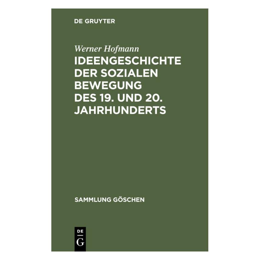 De Gruyter Hofmann:Ideengeschichte der sozialen Be (67778327)