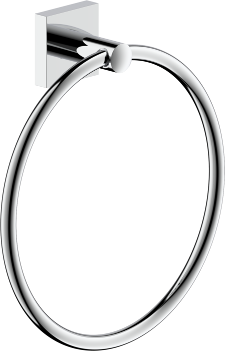 Bravat Quaruna Handtuchring 753410 chrom, zum Kleben/Schrauben