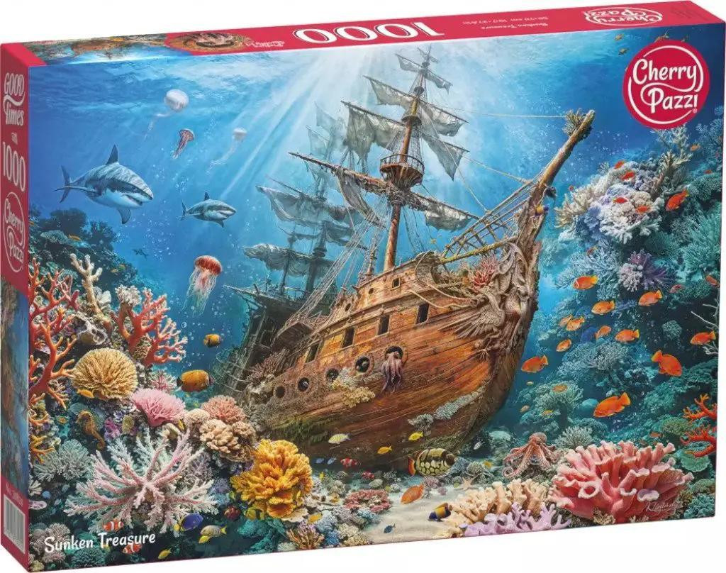 CherryPazzi Puzzel Verzonken schat 1000 stukjes
