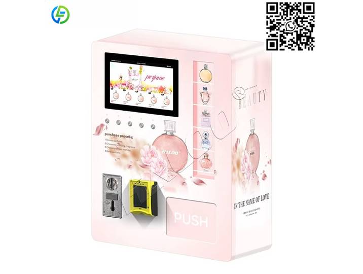 Distributeur automatique de parfums interactif à écran tactile personnalisé pour les boutiques de beauté et les points de vente de mode