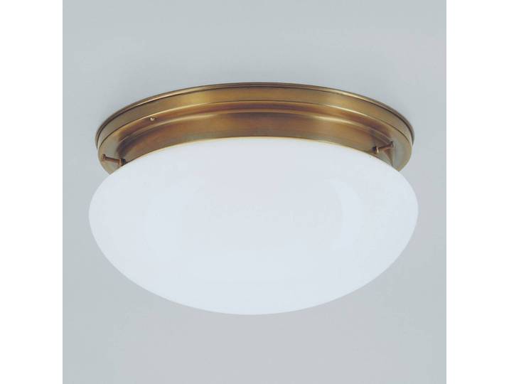 Berliner Messinglampen Deckenlampe Harry, dimmbar, messing / gold, für Wohn- / Esszimmer, Metall, Antik, Deckenlampe
