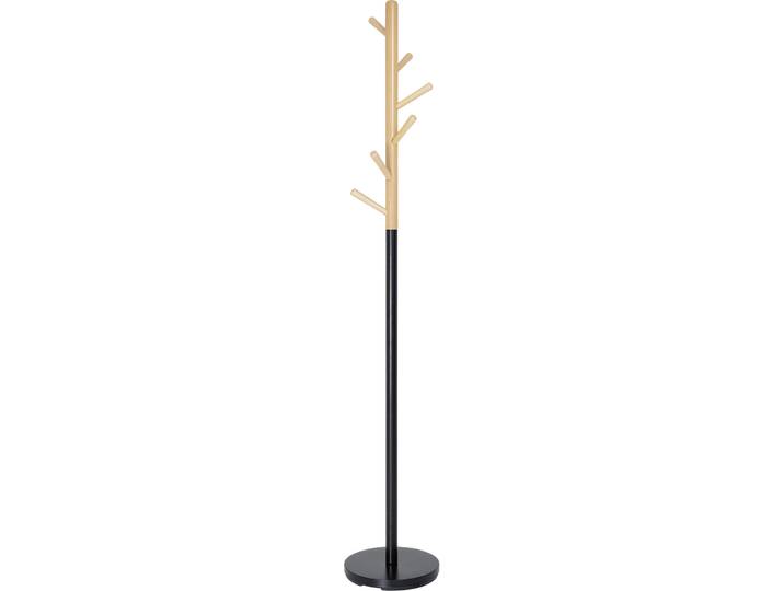 MyDeal Kleiderständer Meridiani natur/schwarz Buche H 182 cm