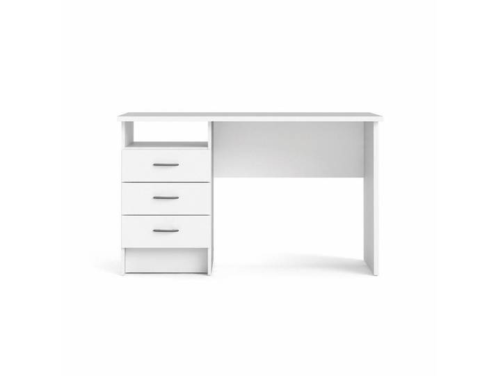 ebuy24 Schreibtisch Weiß, 48x73x120 cm, Büromöbel, Schreibtische, Schreibtische