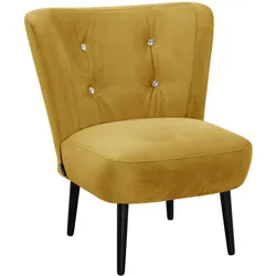 COCKTAILSESSEL Kayleigh Samtvelours mais