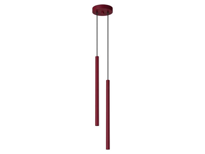 Suspension PASTELO 2 bordeaux 2xG9 8W acier 118x15x15cm Sollux Lighting