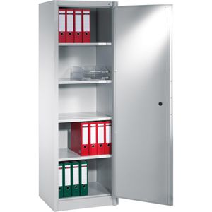 CP-Möbel Aktenschrank Certos, 1161-000, aus Metall, feuerfest, abschließbar, 65 x 195 x 50 cm (B/H/T), lichtgrau
