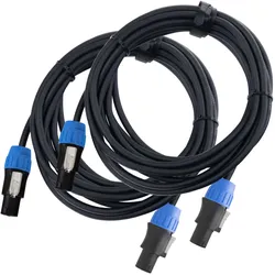 Pronomic pro-line BOXSP2-5 Lautsprecherkabel Speakon-kompatibel 5m 2er Set