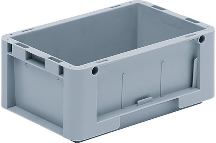 Georg Utz Stapelbehälter 4,5 l 300 x 200 x 120 mm grau glatter Boden ; Georg Utz GmbH (5-3212-11.7000.1210)