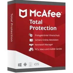 McAfee Total Protection – 1 Jahr | 1 Gerät