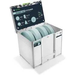 Festool, Schleifmittel, Schleifmittel-Systainer3 D225 GR NET SYS (P 240 fine, P 80+)