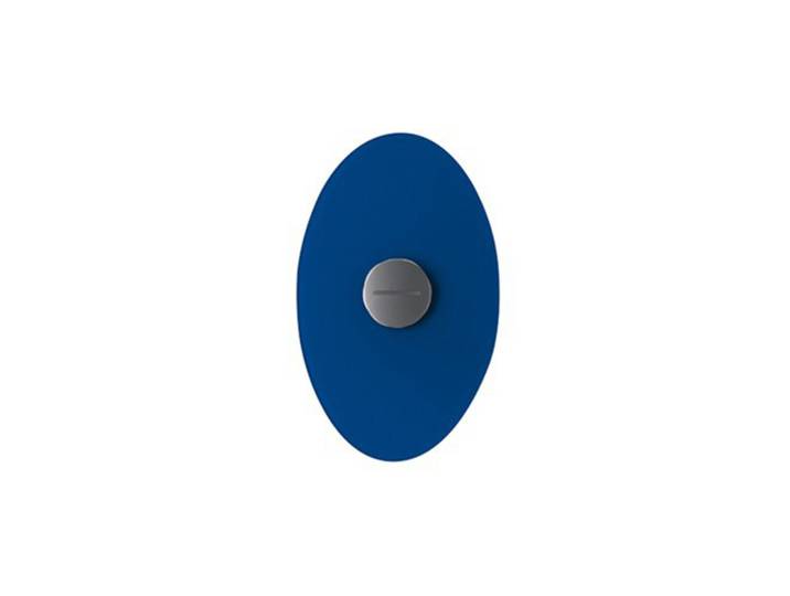 FOSCARINI lampe murale applique BIT (Bit 2 Blu - verre serigrafié et métal verni)