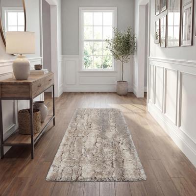 Nourison Luxurious Shag Ultra Plush Glam Abstract Area Rug