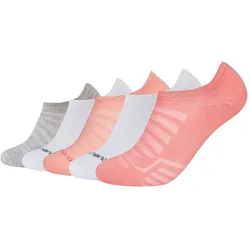 5er Pack camano Mesh Ventilation No Show Füßlinge 3100 - lantana 35-38