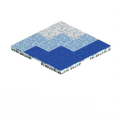 Uplifted Finds Magnetic Base Plate For Building Block Sets Compatible With Mine World Toys stream And River