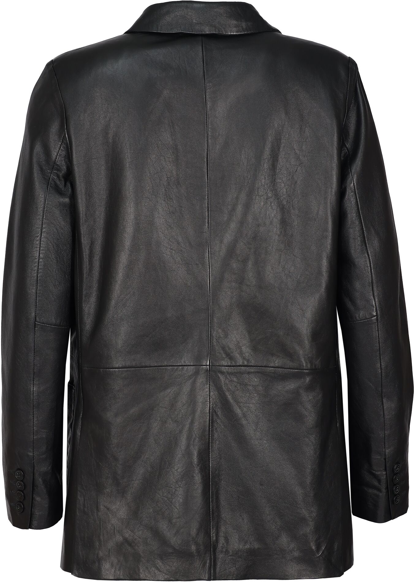 Lederjacke JCC "Lederjacke 31025195", Damen, Gr. 46, schwarz, Jacken Lederjacke
