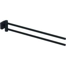 Kludi VELA S Doppel-Handtuchstange 2597739 Länge 440MM mattschwarz