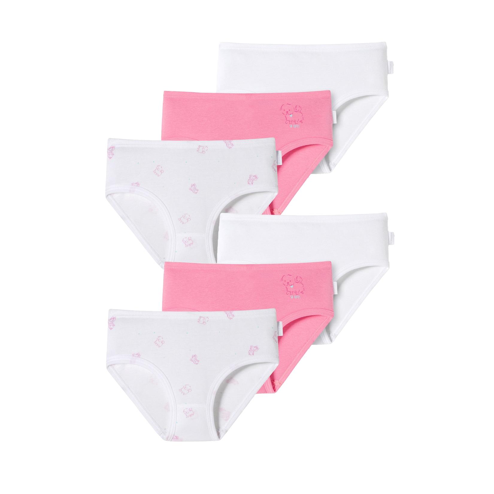 Schiesser Mädchen Slip Fine Rib 6er Pack