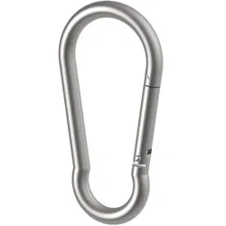 Karabinerhaken, DIN 5299 C, 12 x 140 mm, Stahl verzinkt