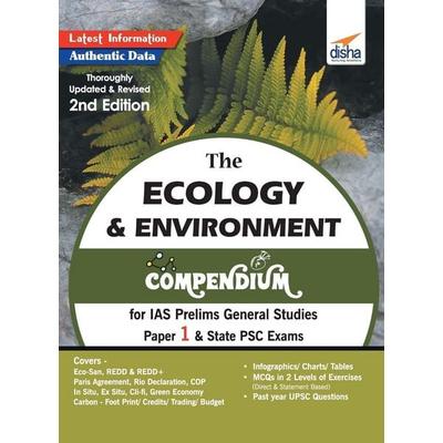 The Ecology & Environment Compendium for IAS Prelims General Studies Paper 1 & State PSC Exams 2nd Edition, Taschenbuch von Disha Experts, Disha