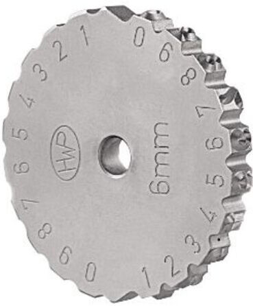 PICKARDT Schlagrad 0 - 9 Schrifthöhe 3mm (1613)