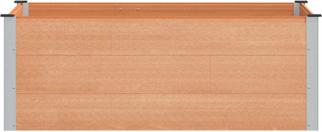 Dakota Fields Planter Brown 54cm H x 150cm W x 100cm D