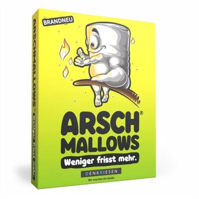 DENKRIESEN - ARSCHMALLOWS® – 'Weniger frisst mehr.' | Boxverpackung