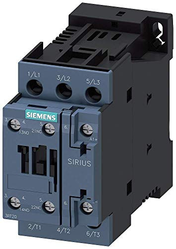 Siemens 3RT2026-1BB40 Schakelaar met 3 polen, 11kW, 24V/DC, 25A en hulpcontact