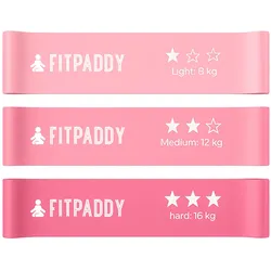 Fitpaddy, Fitnessband, (Leicht, Mittel)