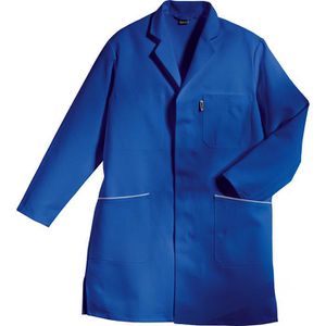 Uvex Arbeitskittel 414 Herren, blau, lange Ärmel, Größe 56/58