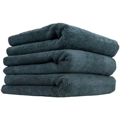 Chemical Guys Monster Edgeless Microfiber Towel Black 40x40cm 3 Stück