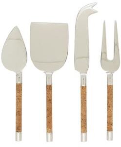 Saro Lifestyle Artisan Cork Handle Cheese Cutlery Set