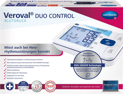 PAUL HARTMANN AG VEROVAL duo control OA-Blutdruckmessgerät M 1 St 14128910