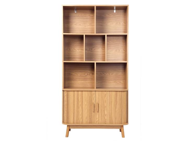 CALICOSY - Boekenkast met 2 schuifdeuren 40x80 x158cm